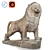 Roaring Lion Statue - Majestic Home Decor 3D model small image 1