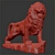 Roaring Lion Statue - Majestic Home Decor 3D model small image 5