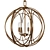 Modern Arbor Lamp Cage - Stylish Lighting Fixture 3D model small image 1