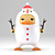 Whimsical Duckoo Winter Figurines 3D model small image 4