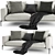 Elegant Flexform Romeo 2 Sofa 3D model small image 2