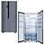 Versatile Gorenje Fridge: NRS9181MX 3D model small image 1