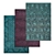 Luxury Carpets Set 392 - High-Quality Textures for Close and Distant Shots 3D model small image 1