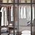 Stylish Bedroom Wardrobe: 2800x600x2400 3D model small image 2
