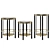 Modernistic Frame Side Tables - Set of 3 3D model small image 2