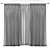 Elegant Sheer Window Curtains 3D model small image 2