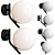 Jupiter Tim Wall Sconce 3D model small image 1