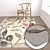 Luxury Carpets Set 399: High-Quality Textures and 3 Design Variations 3D model small image 5