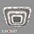 Title: Floris LED Ceiling Light - Eurosvet 90222/1 3D model small image 1