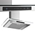 Sleek and Powerful Samsung Range Hood 3D model small image 1