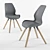 Scandinavian Comfort: JYSK BOGENSE Chair 3D model small image 2