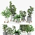 Bungalow Planter Set: Versatile and Stylish 3D model small image 1