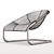 Minotti Cortina: Elegant and Compact Armchair 3D model small image 3