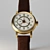 Elegant Golden Classic Wristwatch by Royal London 3D model small image 1