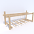 Natural Wood Playground 3D model small image 4