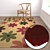 Luxurious Carpet Set: High-Quality Textures 3D model small image 5