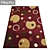 Luxury Set of 3 High-Quality Carpets 3D model small image 2