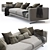 Versatile and Stylish Flexform Campiello Sofa 3D model small image 2