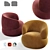 Elevate Your Space with Orbit Armchair 3D model small image 1