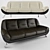 Luxurious MELLO Gala Collection Sofa 3D model small image 1