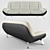 Luxurious MELLO Gala Collection Sofa 3D model small image 3