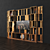 Elegant Metal Display Shelf 3D model small image 5