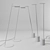 Circles and Rising Floor Lamp: Elegant Illumination by Millelumen 3D model small image 4