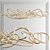 Modern Linear Chandelier: Terzani Doodle 3D model small image 4