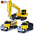 Versatile Construction Trucks for Optimal Performance 3D model small image 1