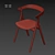 Scandinavian Inspired Yksi Chair 3D model small image 1