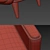 Elegant Single Seater Sofa 3D model small image 5