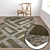 Luxury Carpets Set: High-Quality Textures and Versatile Usage 3D model small image 5