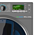 Samsung WW8500K Washing Machine: High-Performance Laundry Solution 3D model small image 4