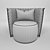 3DS Max Corona Render Chair 3D model small image 4