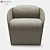 Luxury Bentley Rugby Armchair 3D model small image 2