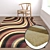 Luxury Carpet Set with High-Quality Textures 3D model small image 5