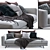 Flexform Campiello Sofa: Elegant and Versatile 3D model small image 1