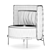 Elegant Minotti Tape Armchair 3D model small image 6