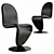 Versatile Leather Chair System 3D model small image 2
