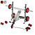 Polygon Halters & Dumbbells Set 3D model small image 1