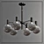 AIDA_6 Modern Ceiling Light 3D model small image 1