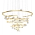 Modern Glass Chandelier Collection 3D model small image 3