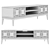 Dantone Home Austin TV Stand: Modern 2-Drawer Design 3D model small image 2
