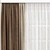 Refined Curtain Design 3D model small image 3