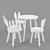 Cute Animal Children's Chairs and Table 3D model small image 10