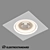 LED Recessed Downlight 6W White 3D model small image 1