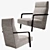  Elegant Vast 1 Armchair: Perfect Comfort 3D model small image 3