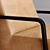  Elegant Vast 1 Armchair: Perfect Comfort 3D model small image 4