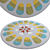 Commune Circle Wool Rug 3D model small image 1