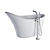 Elegant Freestanding Bath Set 3D model small image 8